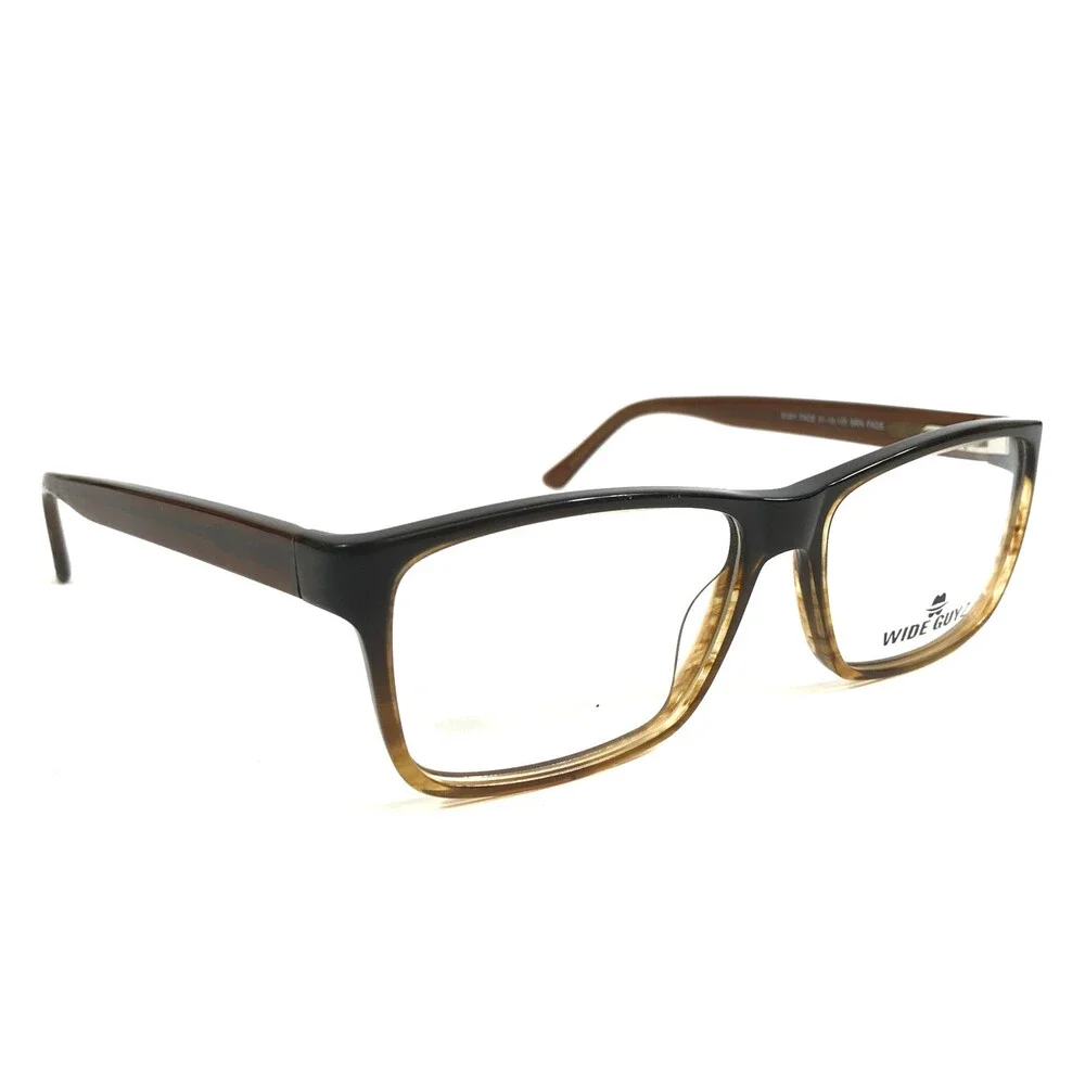 Wide Guyz Eyeglasses Frames BABY FACE BRN FADE Brown Fade Rectangle 57-16-150